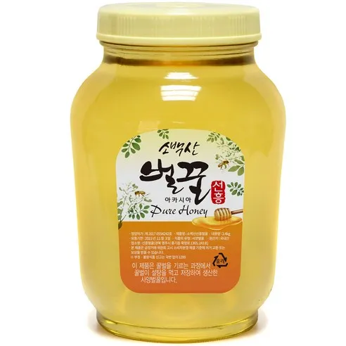 소백산벌꿀 선흥 사양 아카시아꿀  2.4kg, 1개