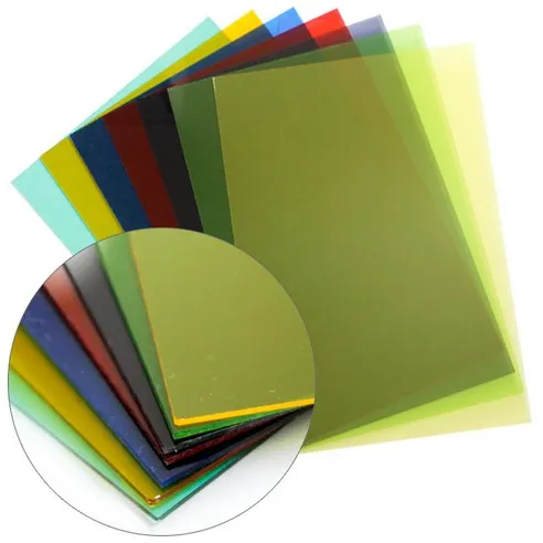 [크리앤조이] 칼라 투명아크릴판 240x350mm 1.3T - 색상선택