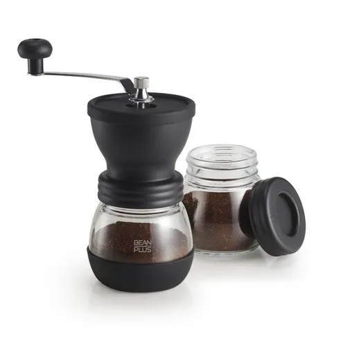 빈플러스 세라믹 커피 핸드밀 수동 커피 그라인더 CM03 + 원두보관통 세트