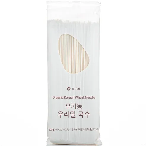 소미노 유기농 우리밀 국수  300g, 1개