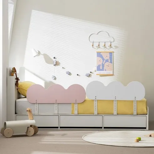젠티스 어린이 침대 안전가드 구름 90cm (고급브래킷) / 침대가드 낙상방지