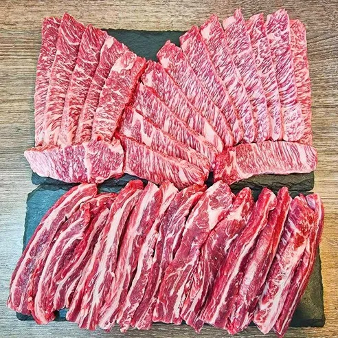 [당일썰어+내일도착] 쇠고기집 황제 꽃갈비세트 국내산 프리미엄 1등급 소고기