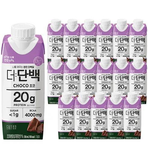 tft 더단백 드링크 초코  250ml, 18개
