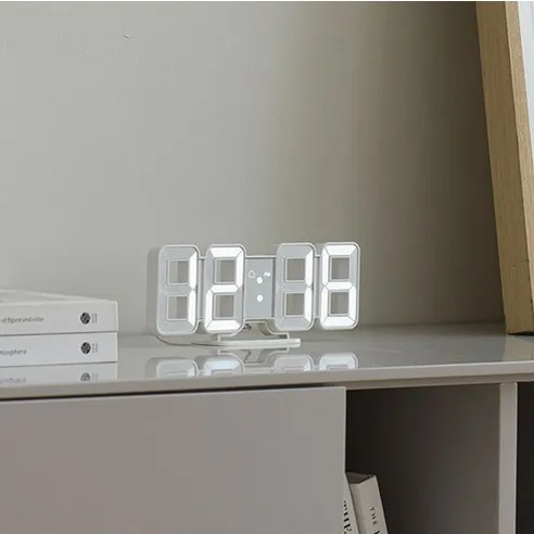 홈플래닛 미니 3D LED 벽시계