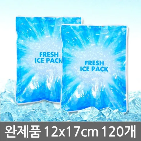 아이스원 프레쉬 12x17cm 120개 얼음 미니 보냉 쿨 젤 휴대용 아이스팩