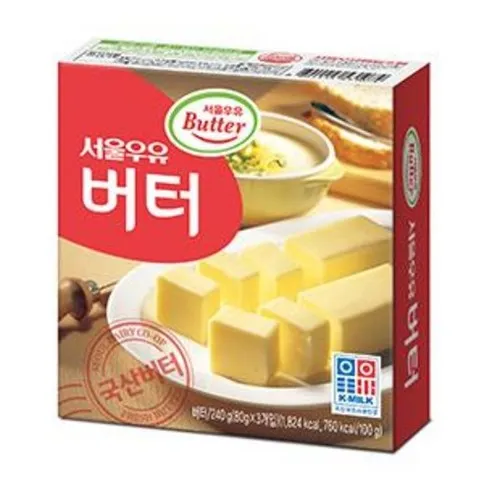 [가염] 서울우유 가염버터 240g  1개