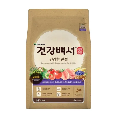 뉴트리나 건강백서 건강한관절 강아지사료