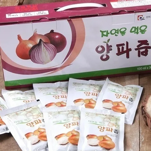 전남남도장터 무안 양파즙 HACCP인증  100ml, 100포