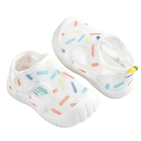 키즈 파스텔 샌들 아기 보행기화 아동 여름신발