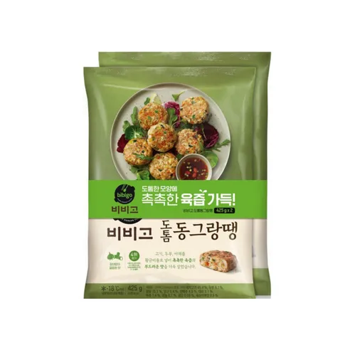 [씨제이] CJ 비비고 도톰 동그랑땡 850g, 850g, 2개